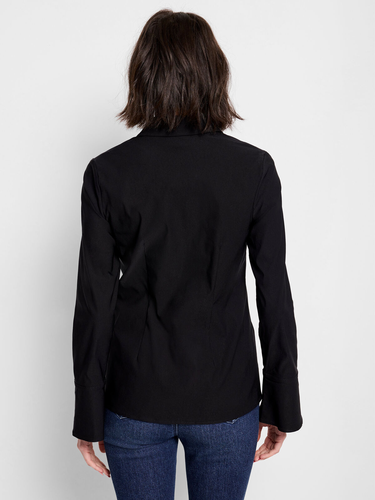 Polished Wonderstretch Twist Front Shirt