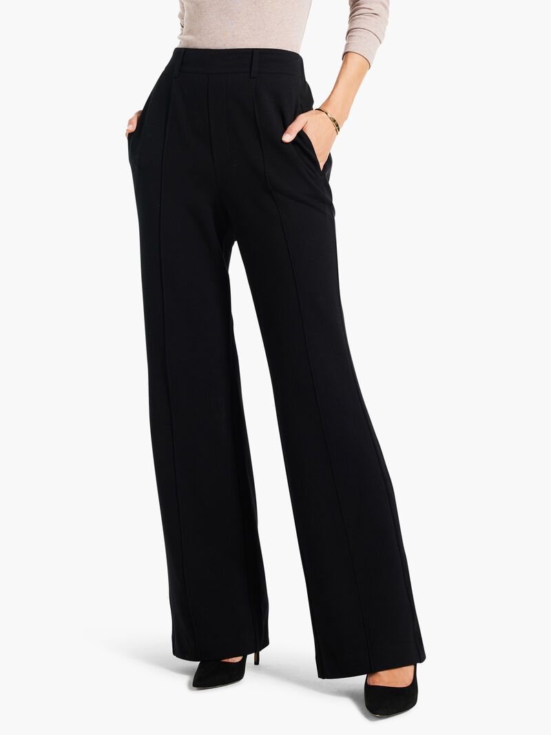 Wideleg pleated trousers - Woman