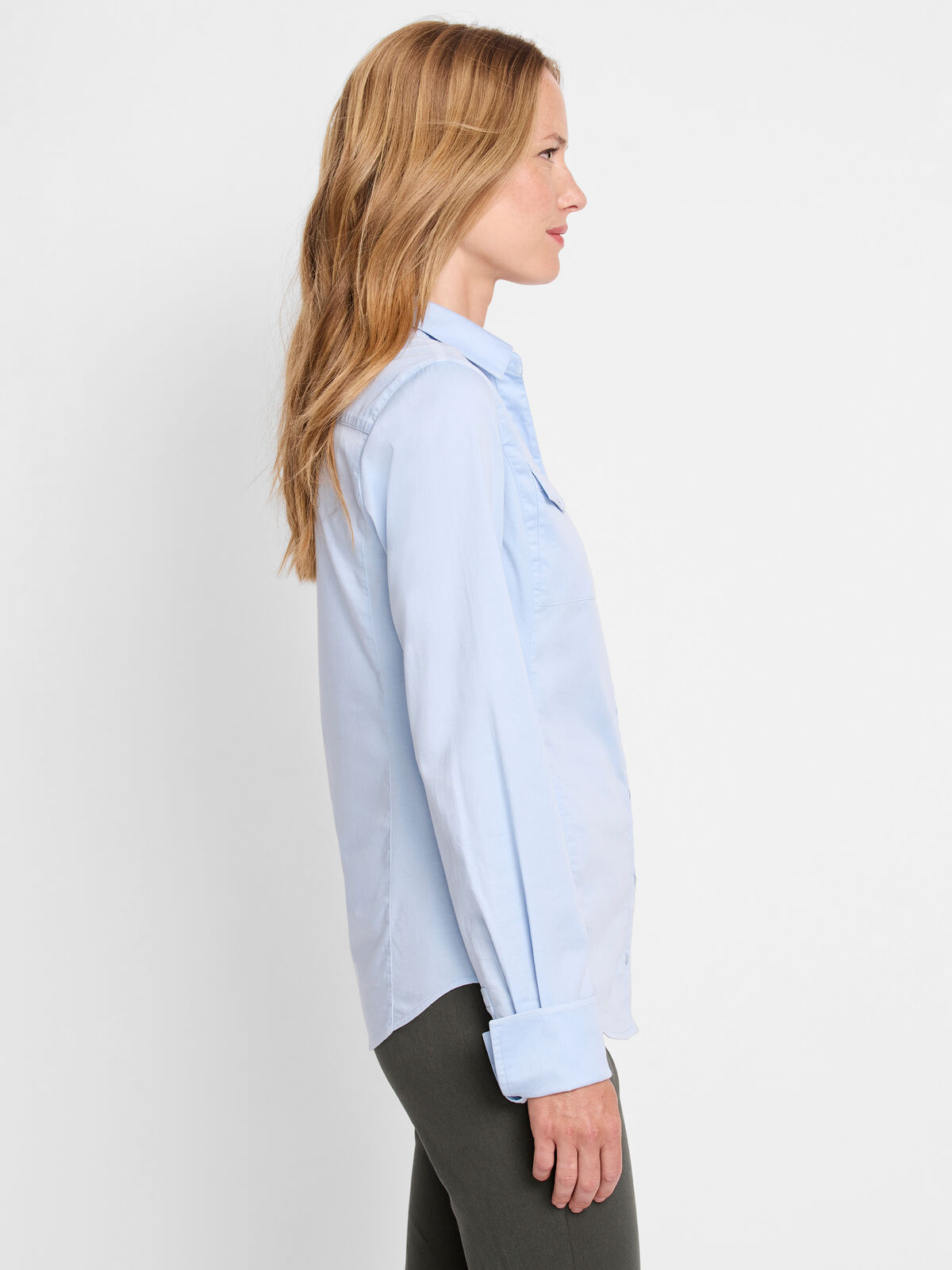 Mixed Media Pocket Shirt