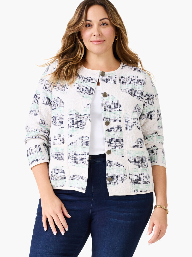 Circle Sequence Knit Jacket