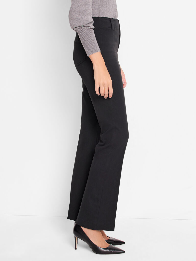 Woman Wears 31" Plaza Demi Boot Cotton Bi-Stretch Pant image number 2