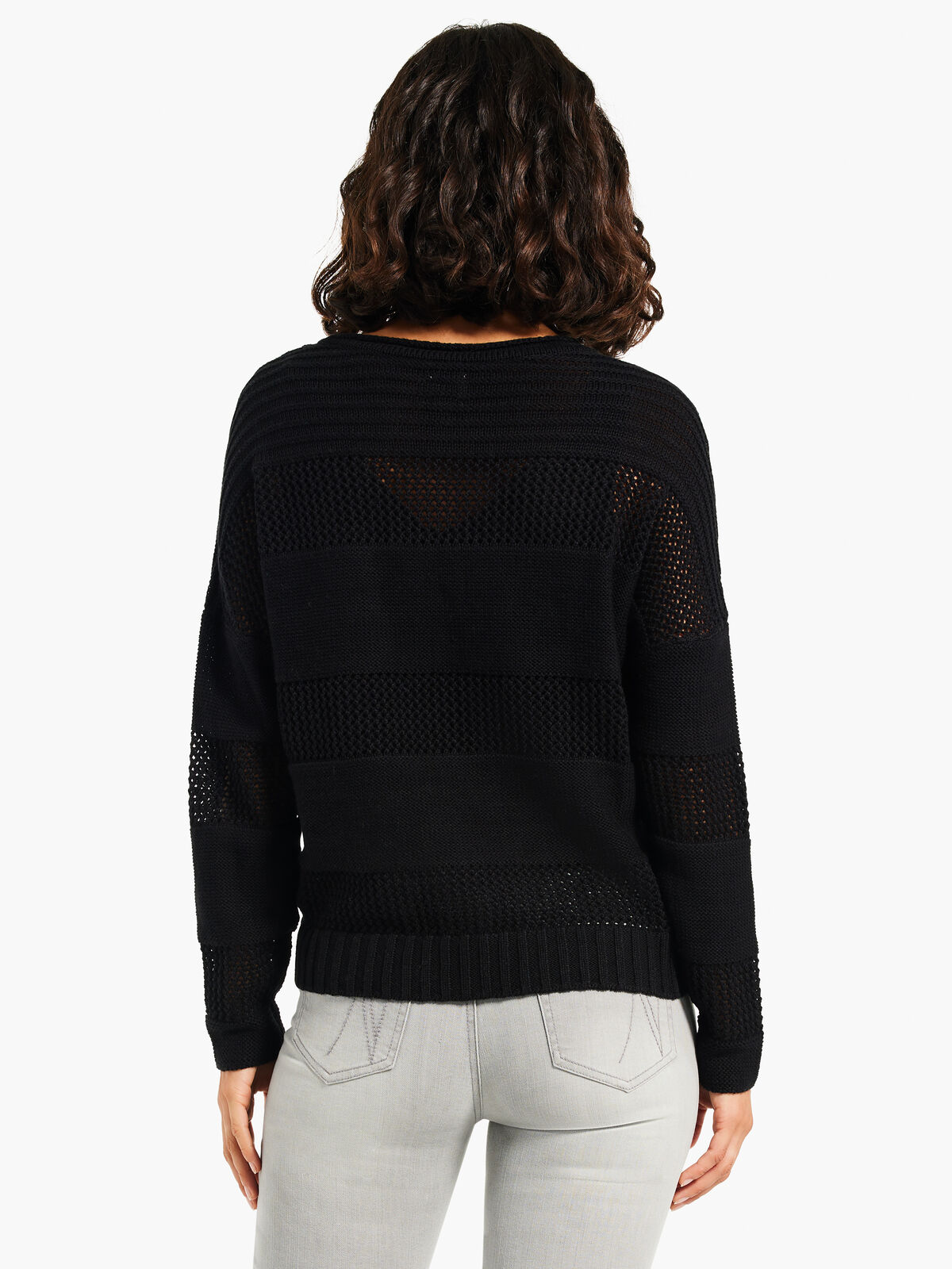 Mesh Mix Sweater