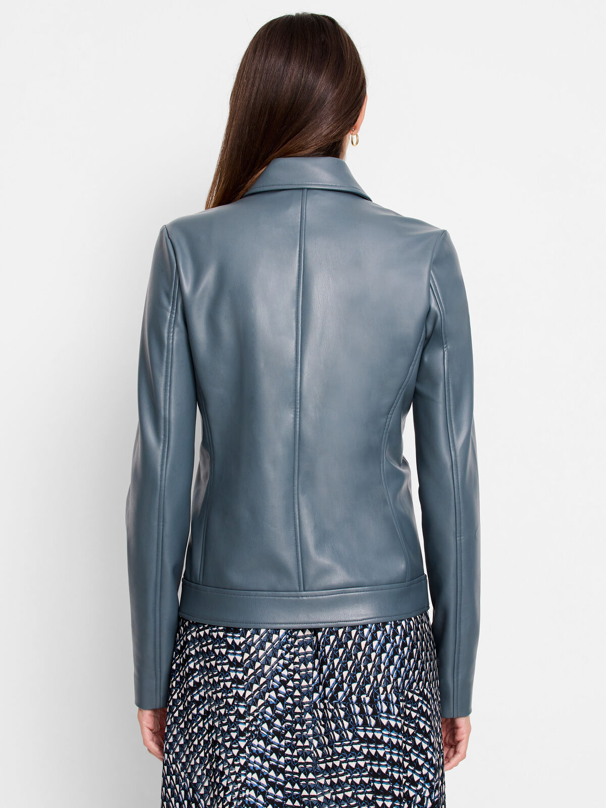 Faux Leather Downtown Jacket