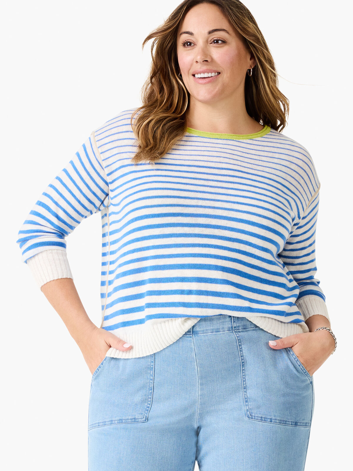 Striped Up Supersoft Sweater