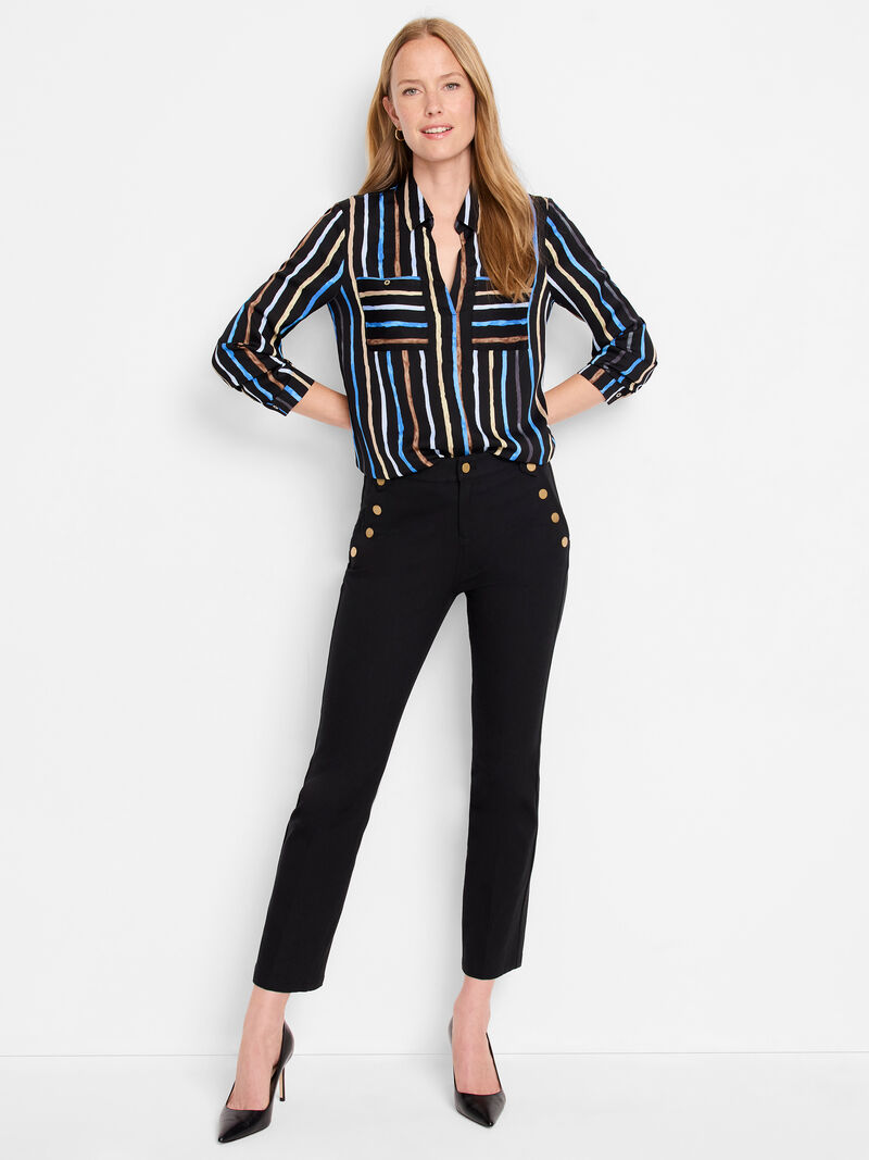 Woman Wears 28" Demi Boot Sailor Plaza Pant image number 2