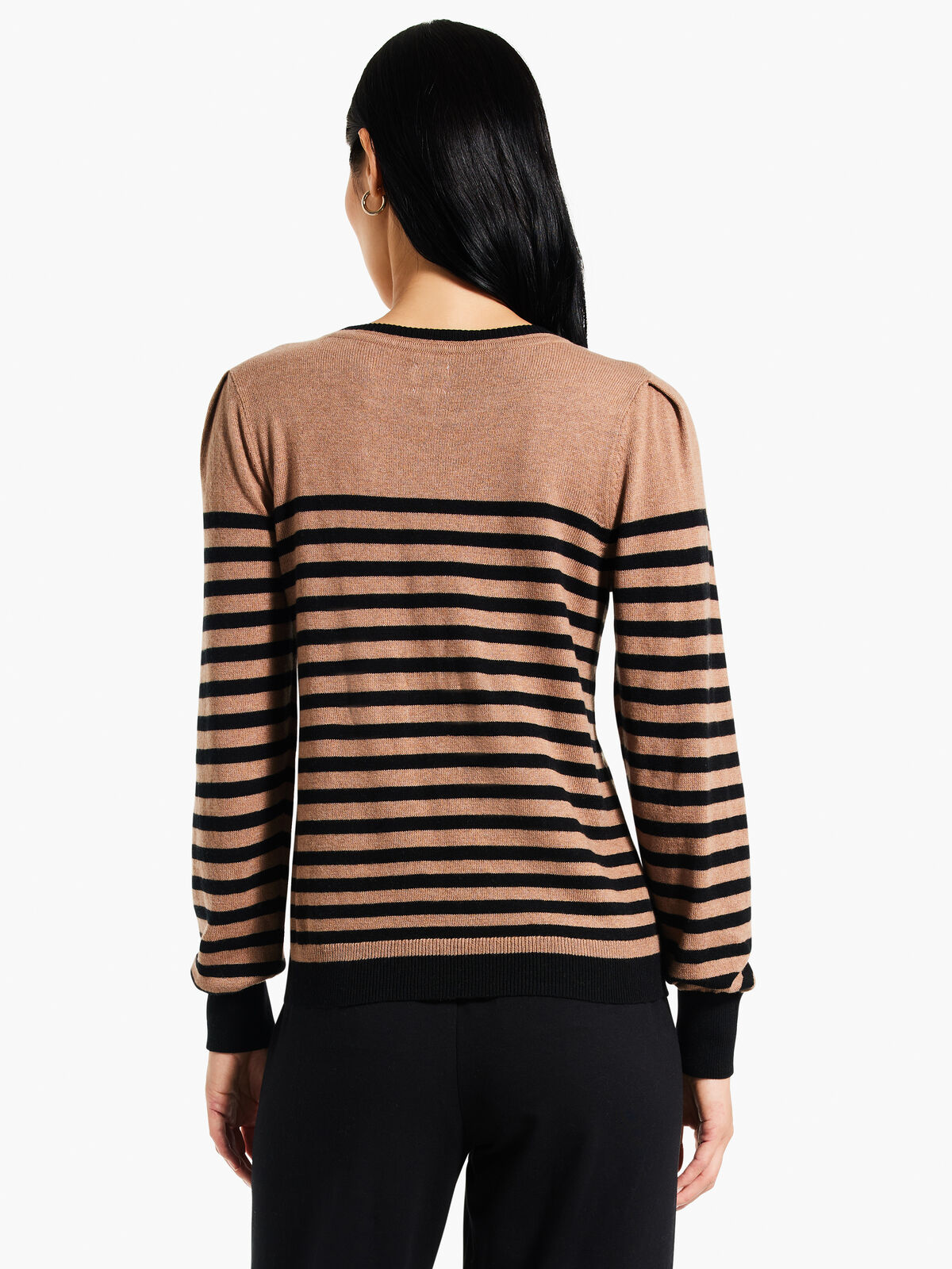 Striped Femme Sleeve Sweater