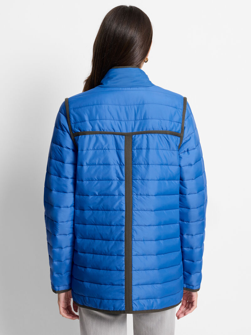 Woman Wears Allovette Reversible Puffer Jacket image number 4