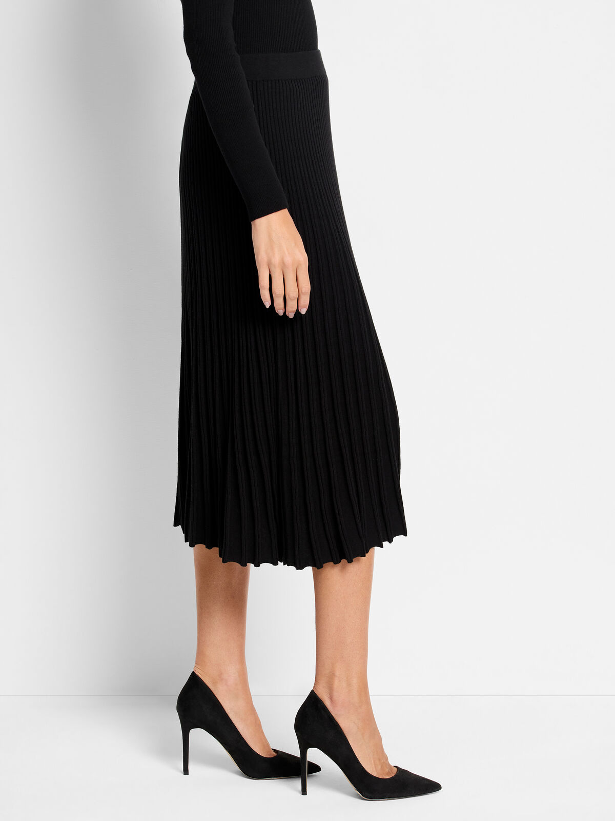 Ribbed Sweater Skirt