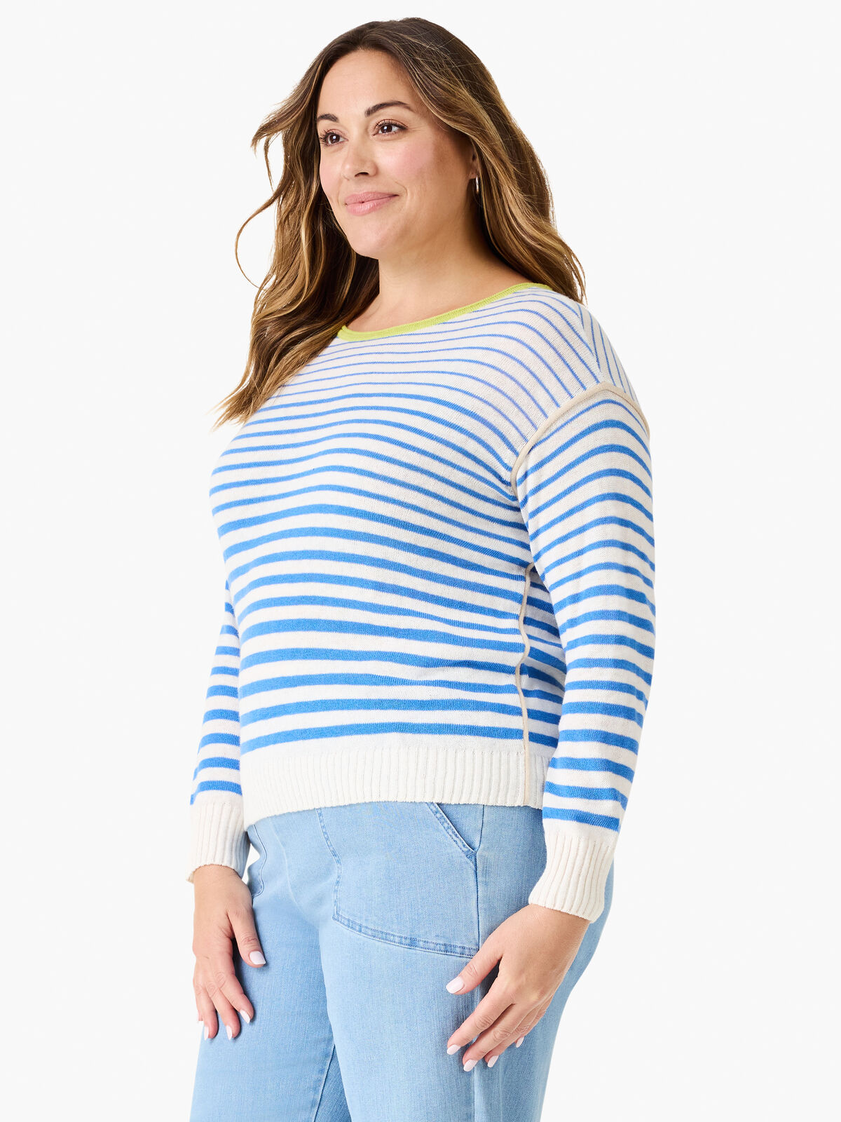 Striped Up Supersoft Sweater