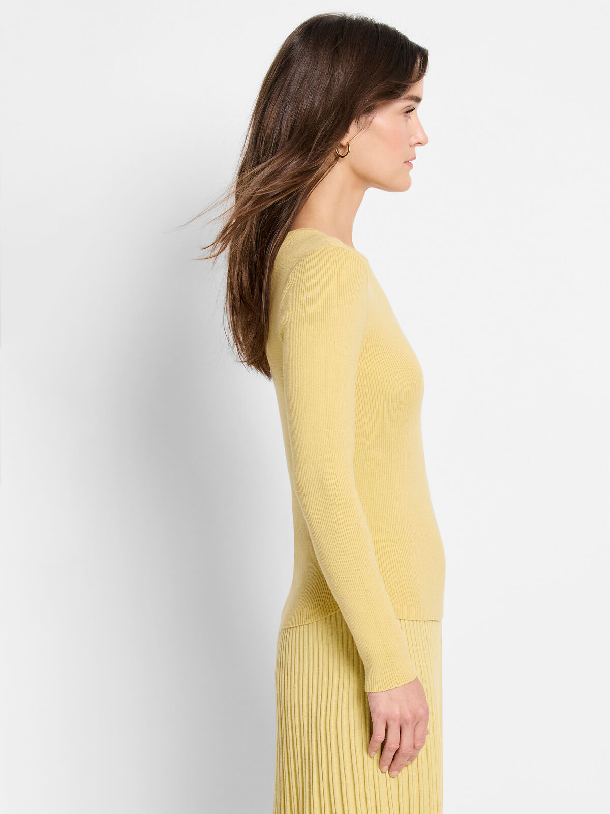 Ribbed Sweater Tee