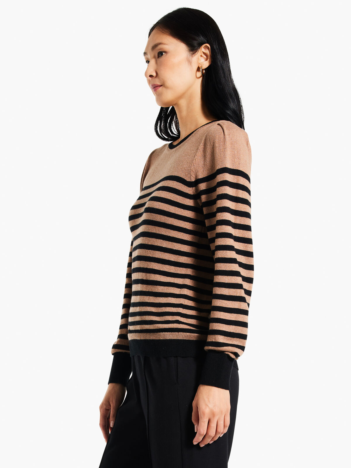 Striped Femme Sleeve Sweater