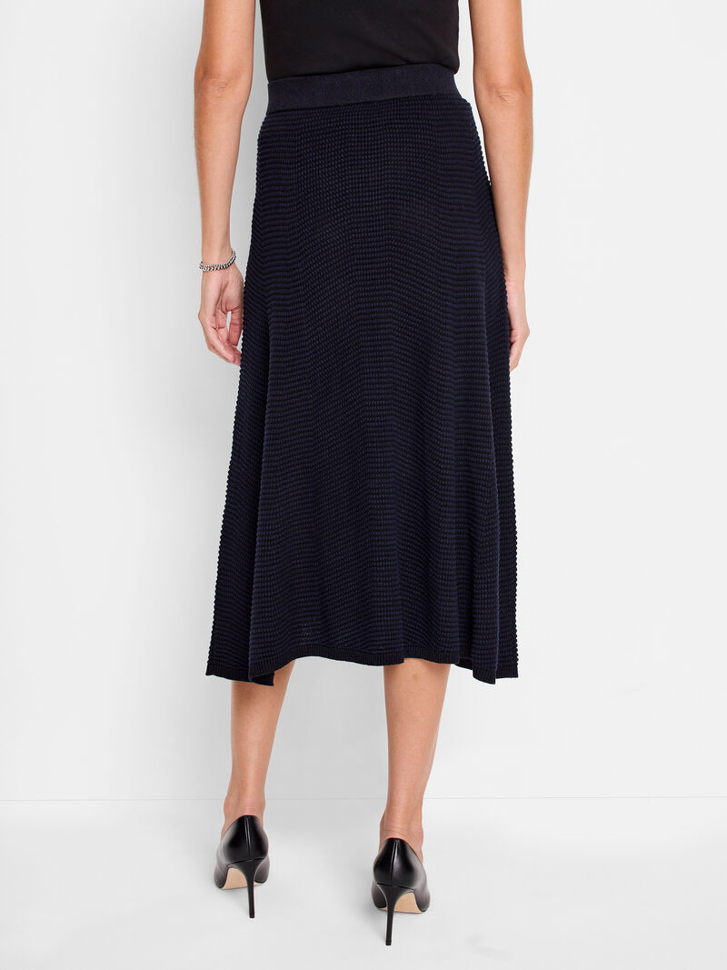 Woman Wears Pixel Knit Skirt image number 3