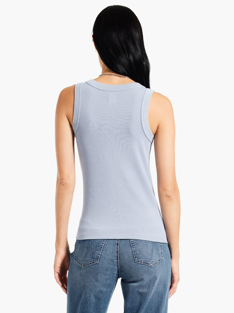 Woman Wears Perfect Knit Rib Scoop Tank image number 2
