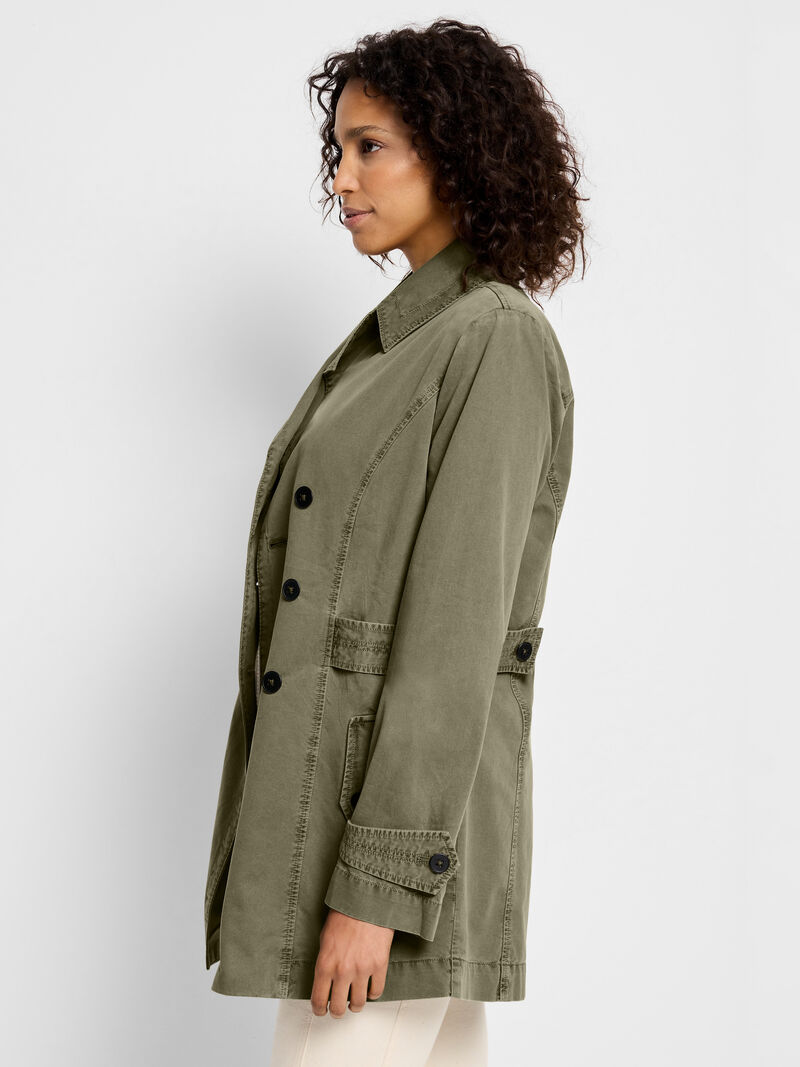 Woman Wears Runaround Peacoat image number 2