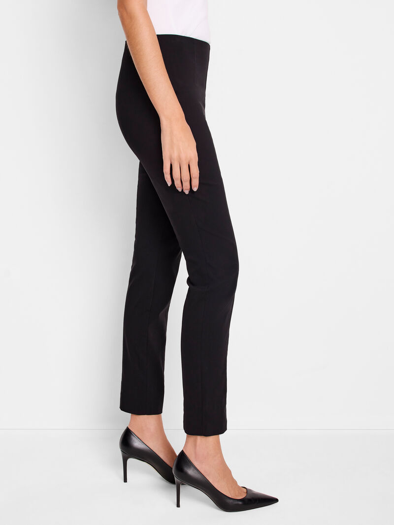 Woman Wears 28" Newbury Slim Wonderstretch Pull On Pant image number 2