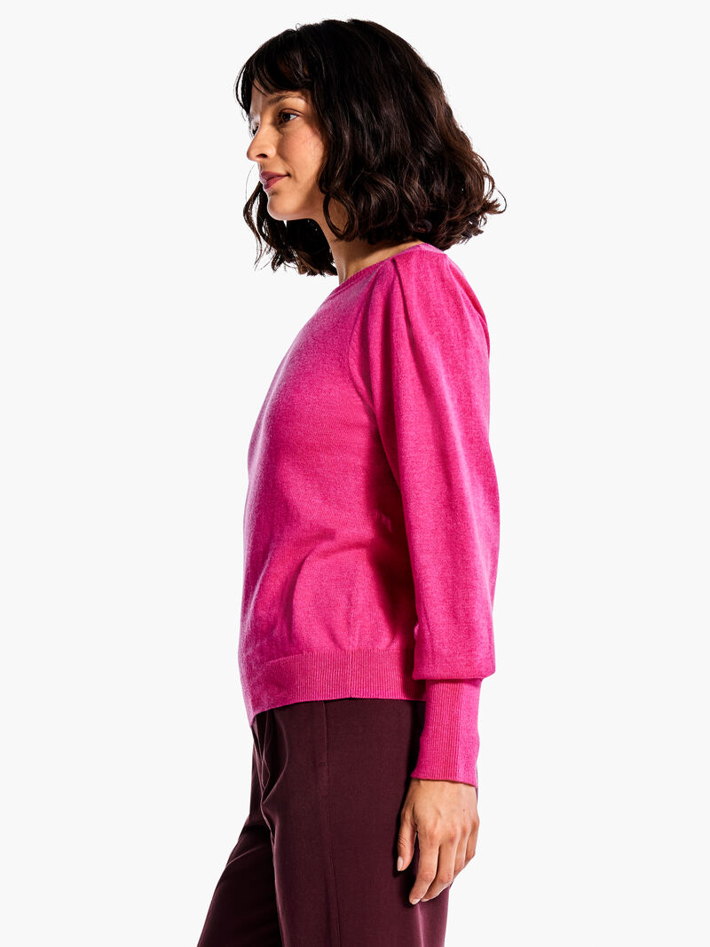 Woman Wears Femme Sleeve Sweater image number 1