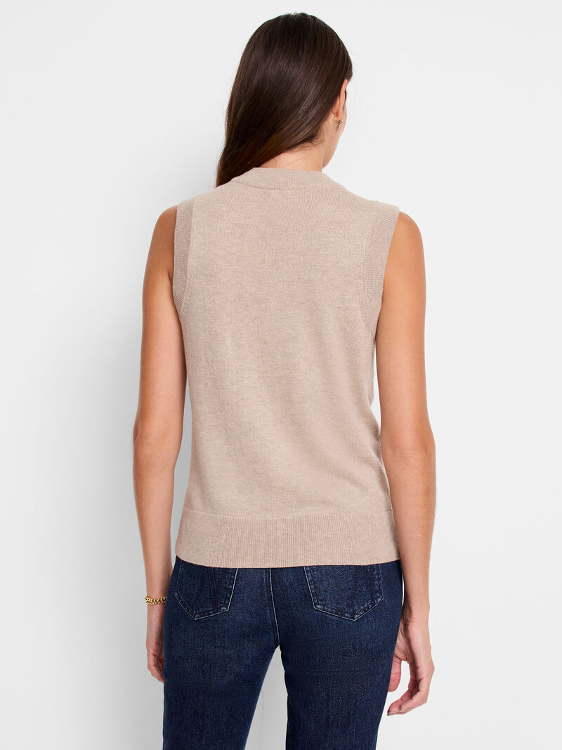 Woman Wears Essential Sweater Vest image number 3