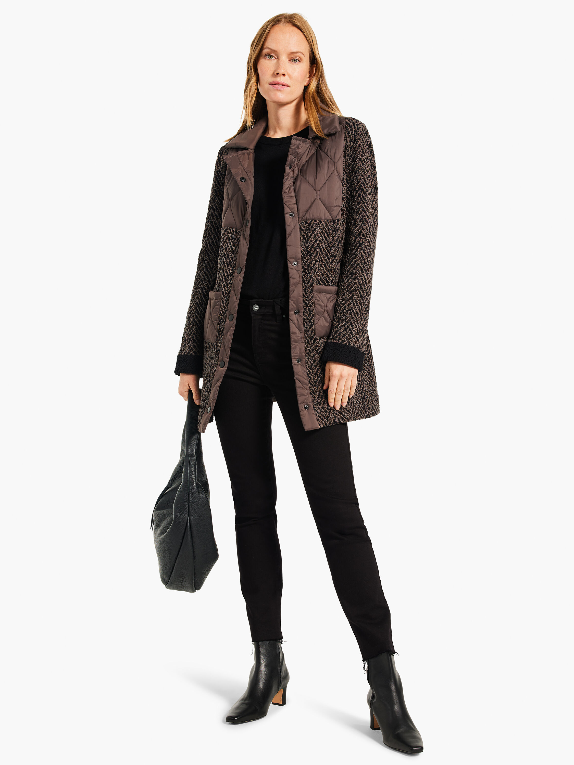 Quilted Knit Coat | NIC+ZOE