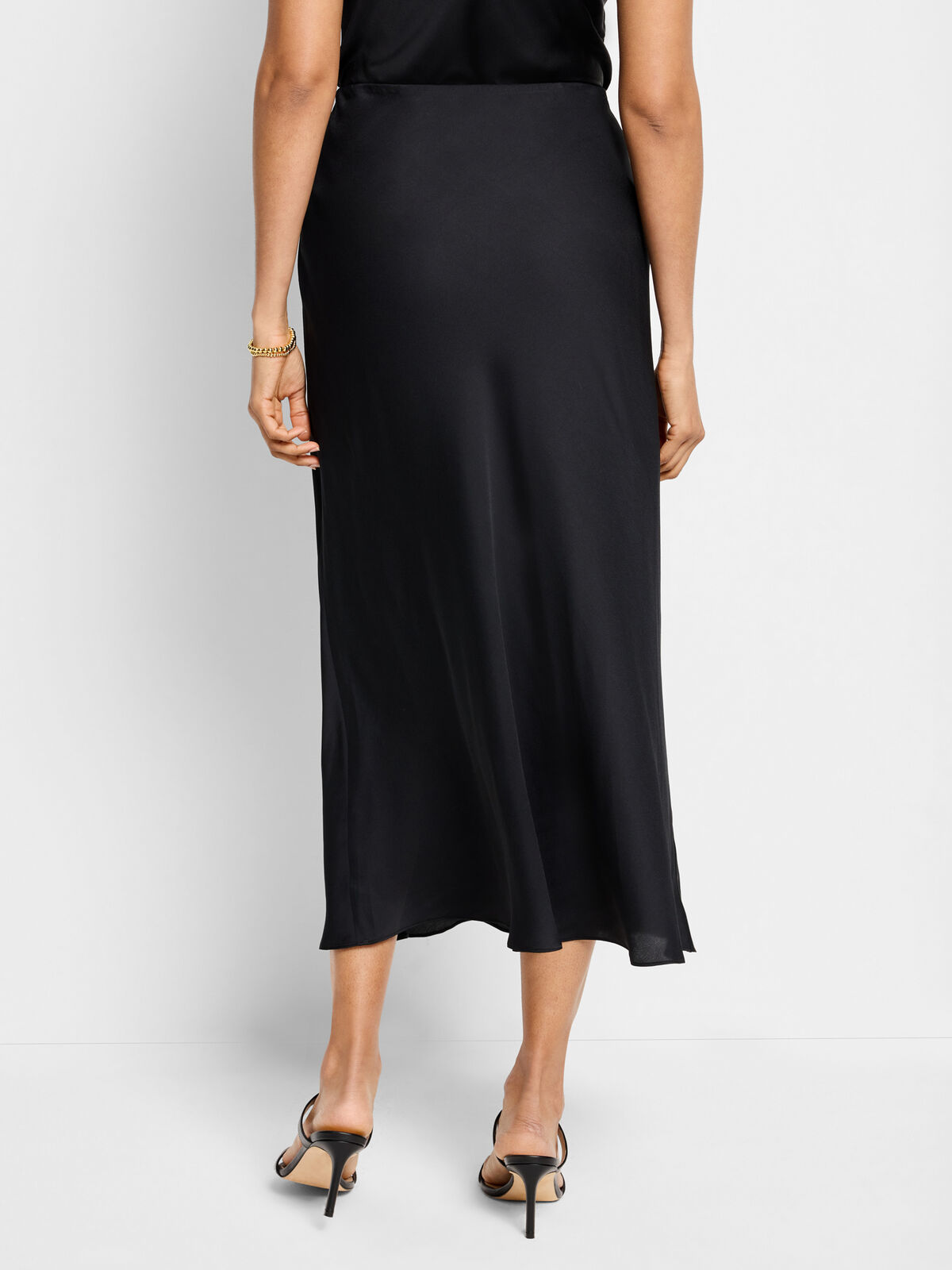 Social Edit Crepe Slip Skirt