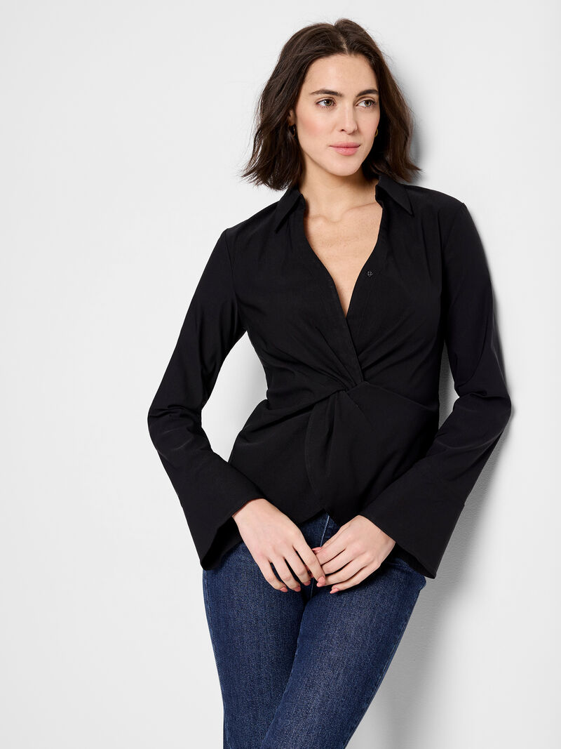 Woman Wears Polished Wonderstretch Twist Front Shirt image number 0