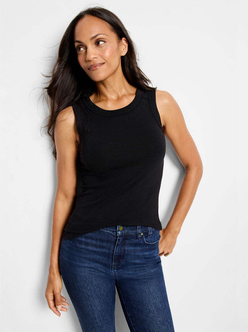 Woman Wears NZT Seamed Up Rib Tank image number 0