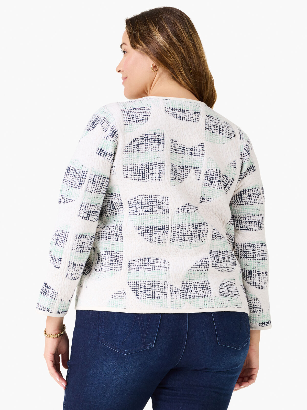 Circle Sequence Knit Jacket