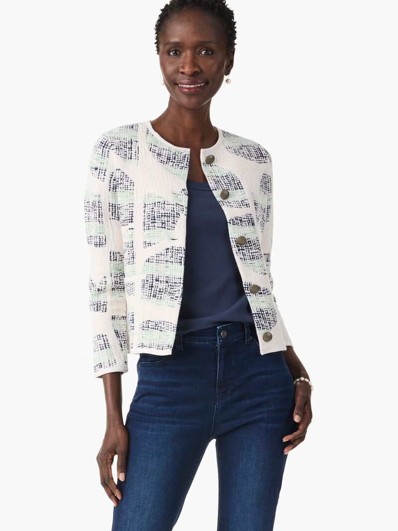 Circle Sequence Knit Jacket