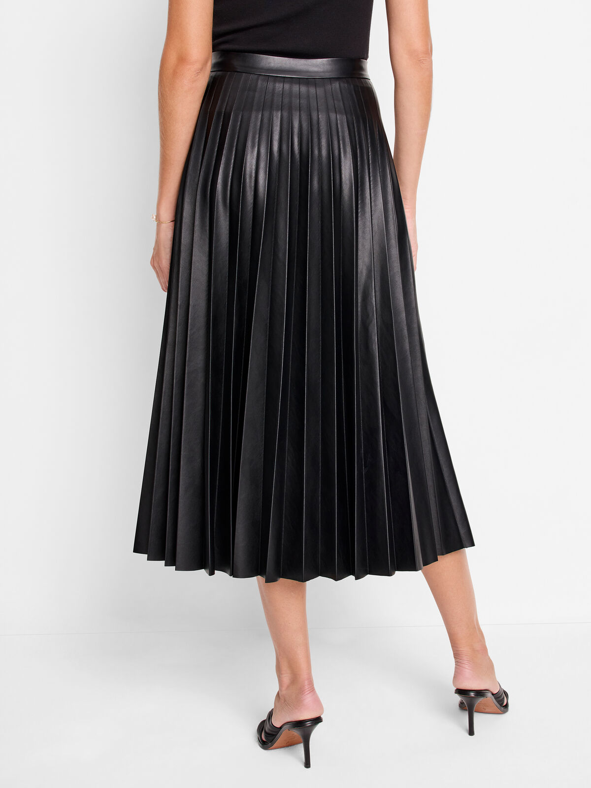 Faux Leather Flirt Skirt