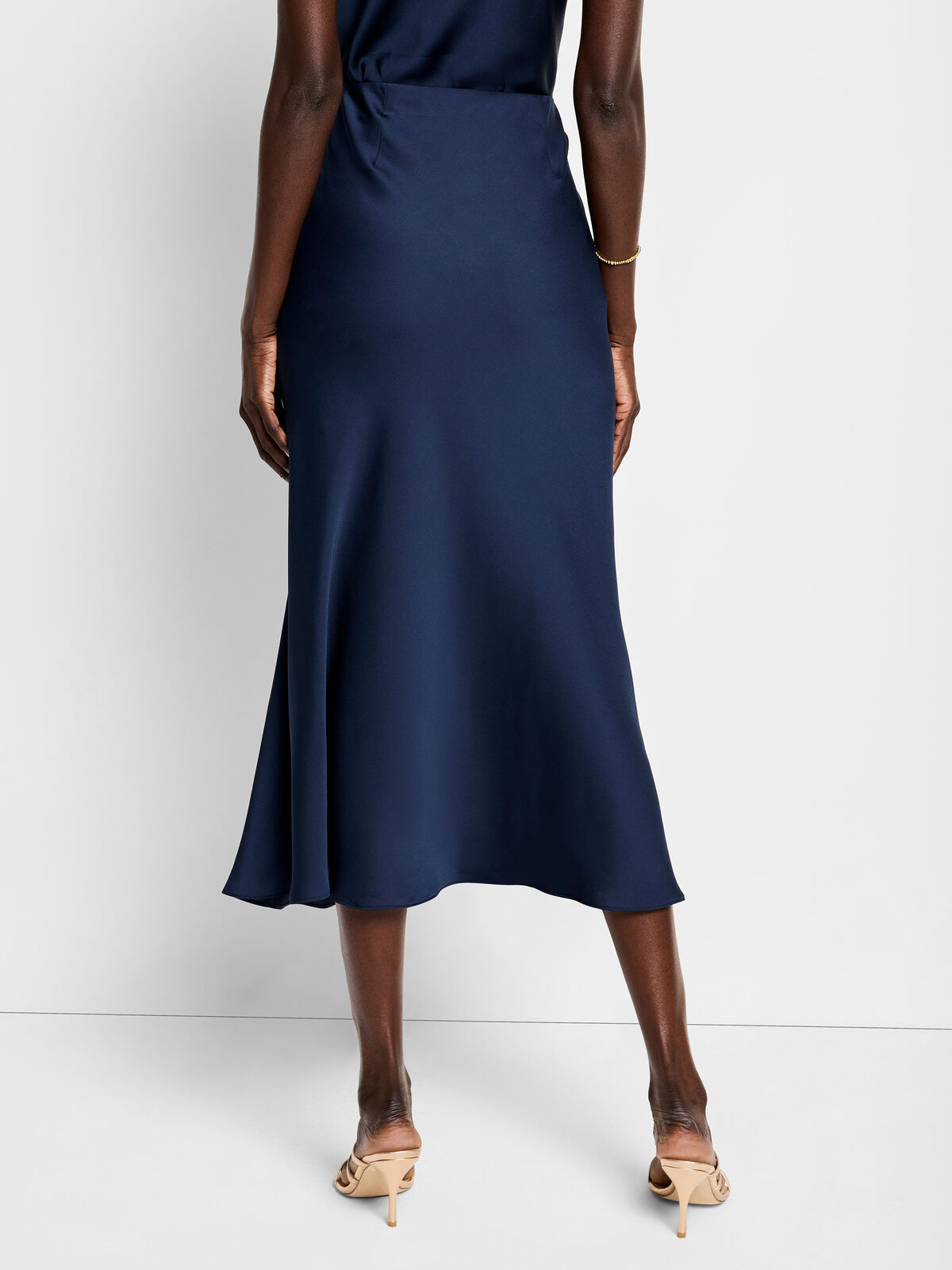 Social Edit Crepe Slip Skirt