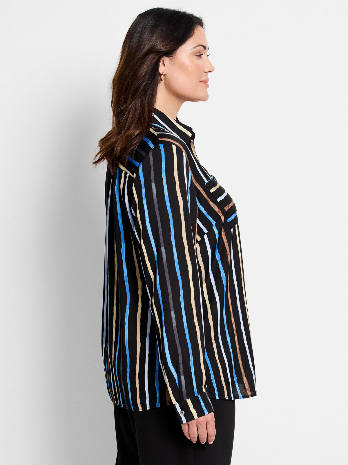 Painted Stripe Onyx Top