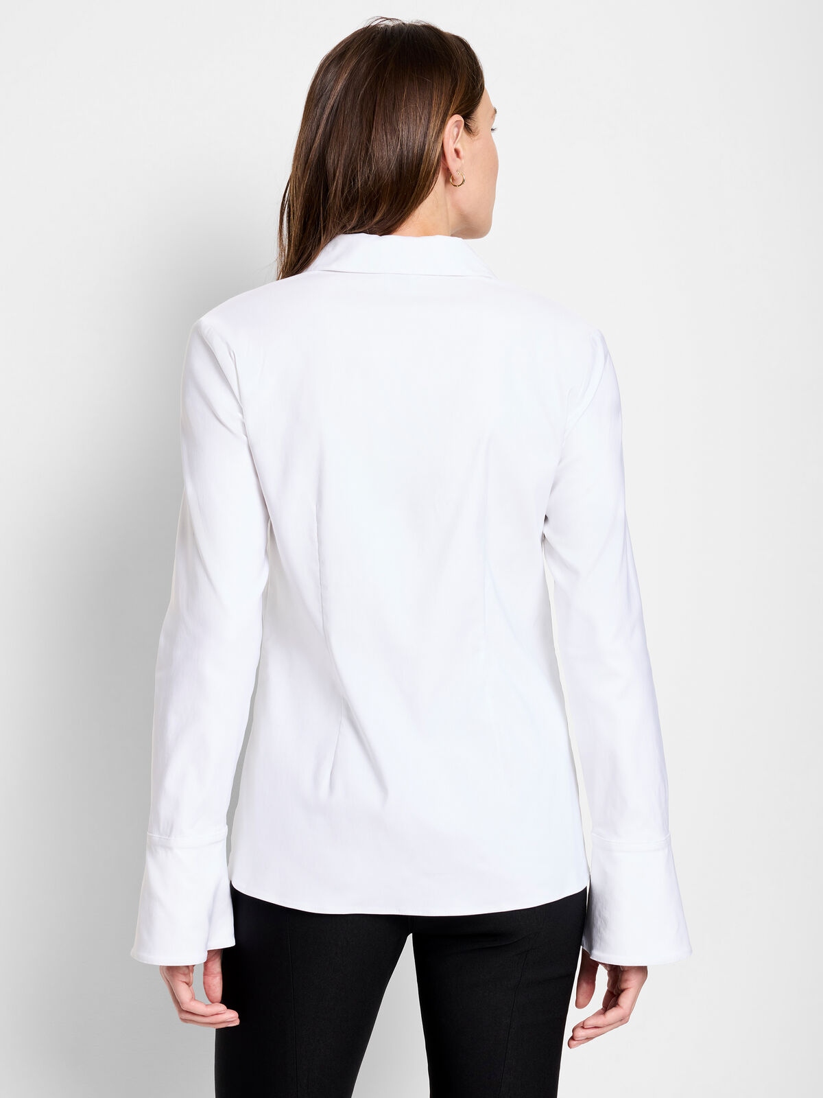 Polished Wonderstretch Twist Front Shirt