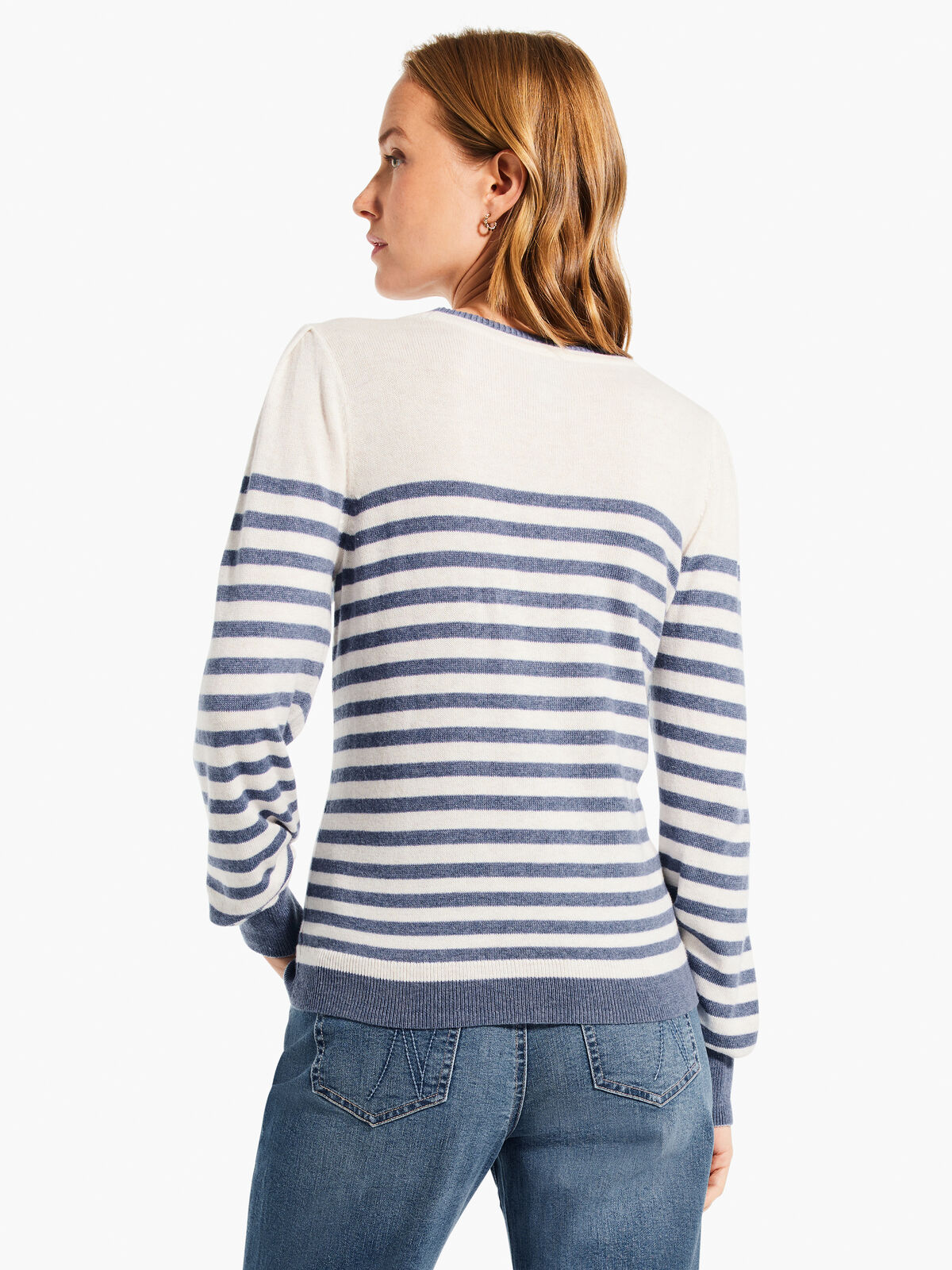 Striped Femme Sleeve Sweater