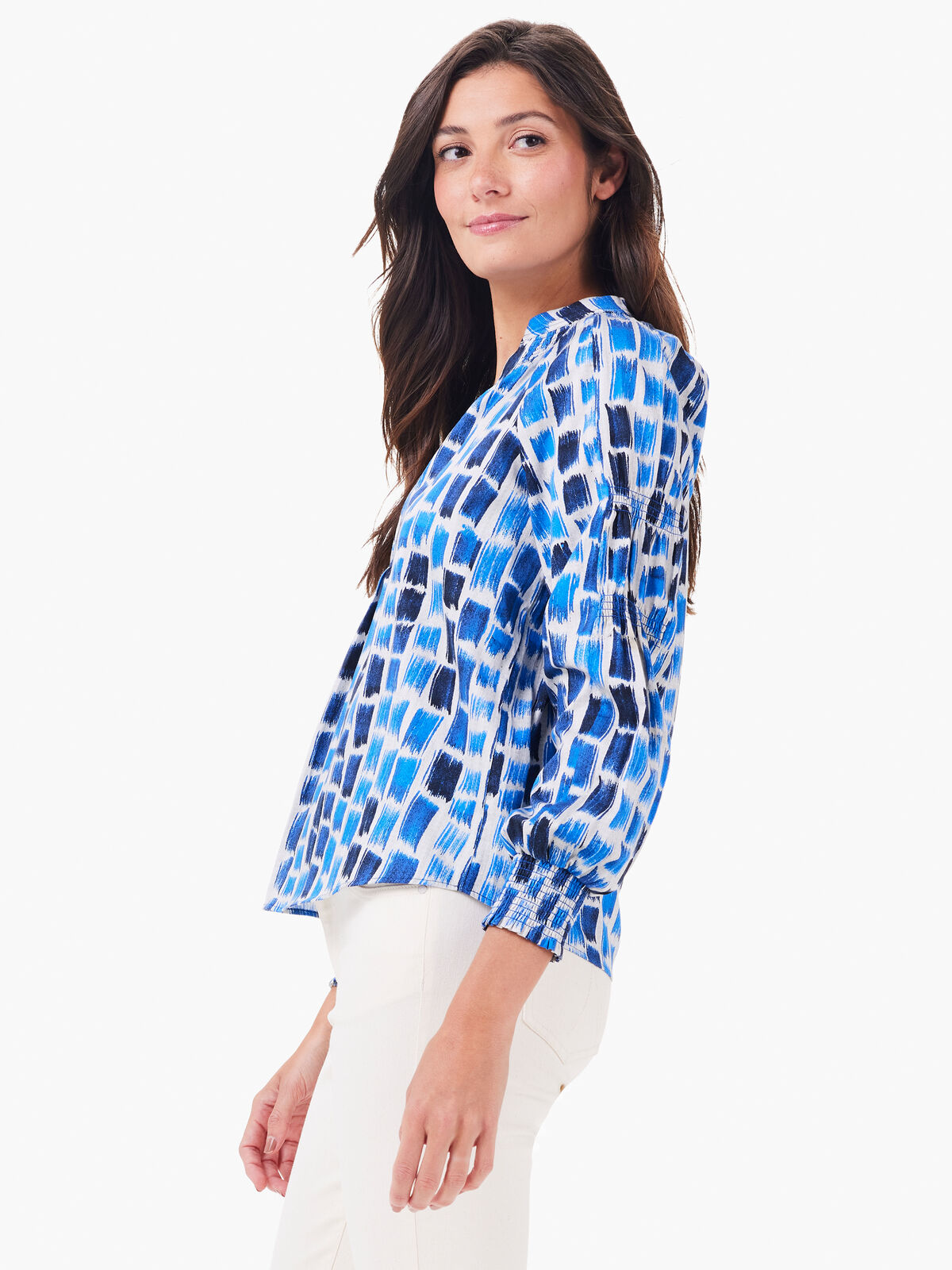 Brushstroke Blues Top