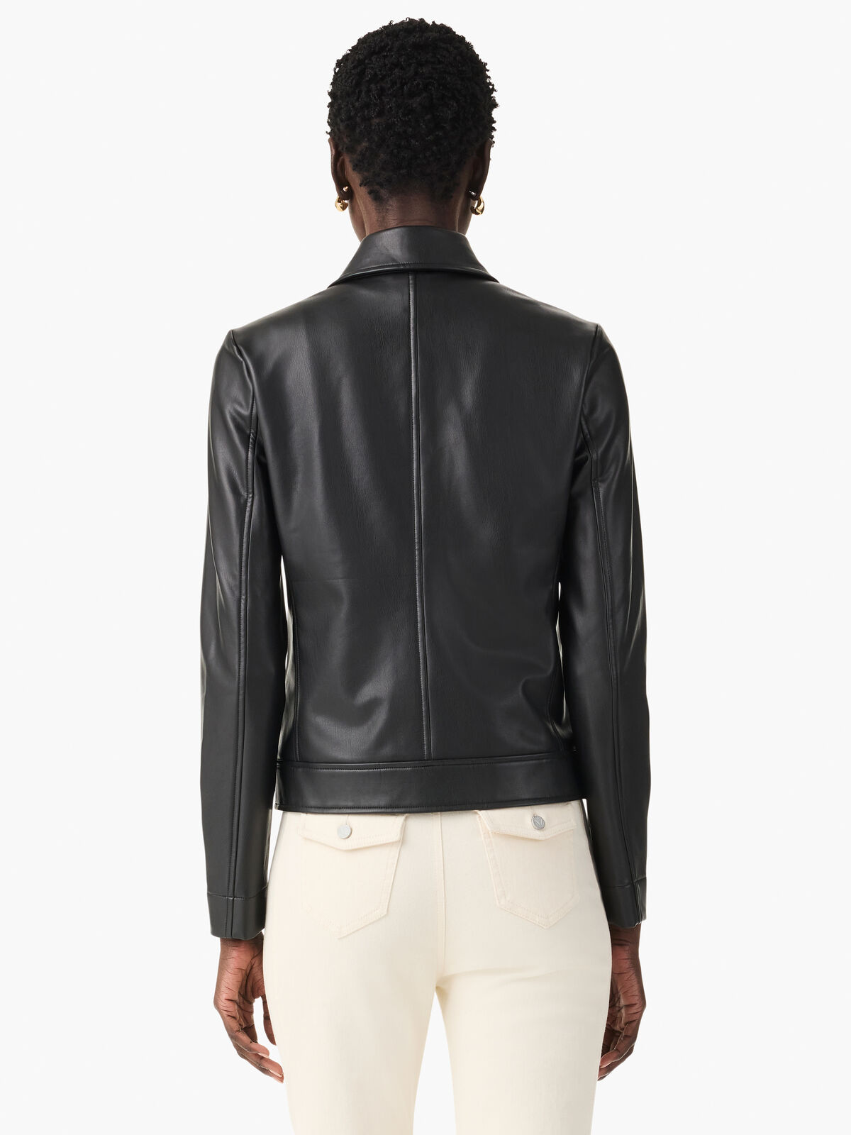 Faux Leather Downtown Jacket