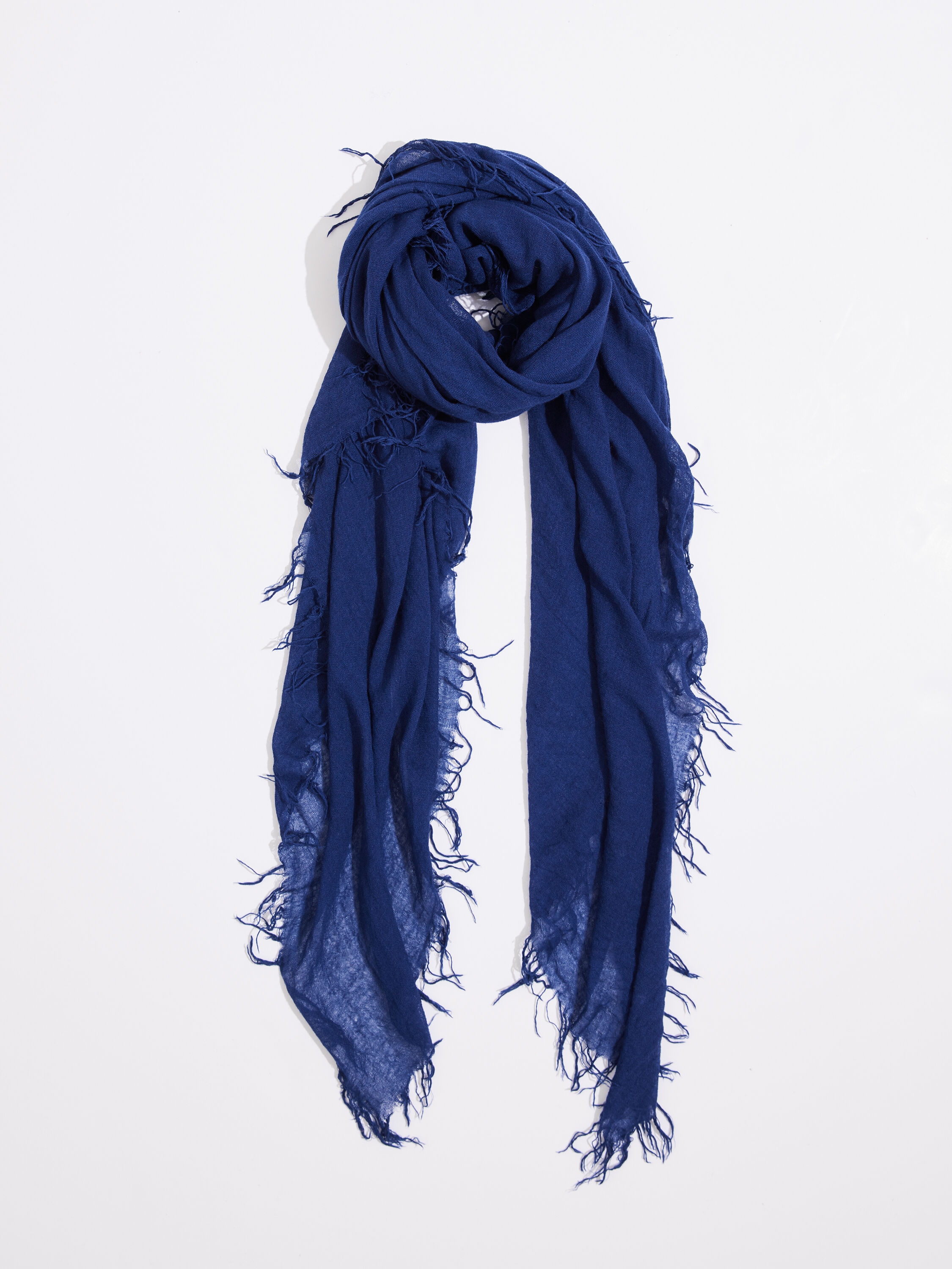 Solid Scarf With Fringe Edges NIC ZOE