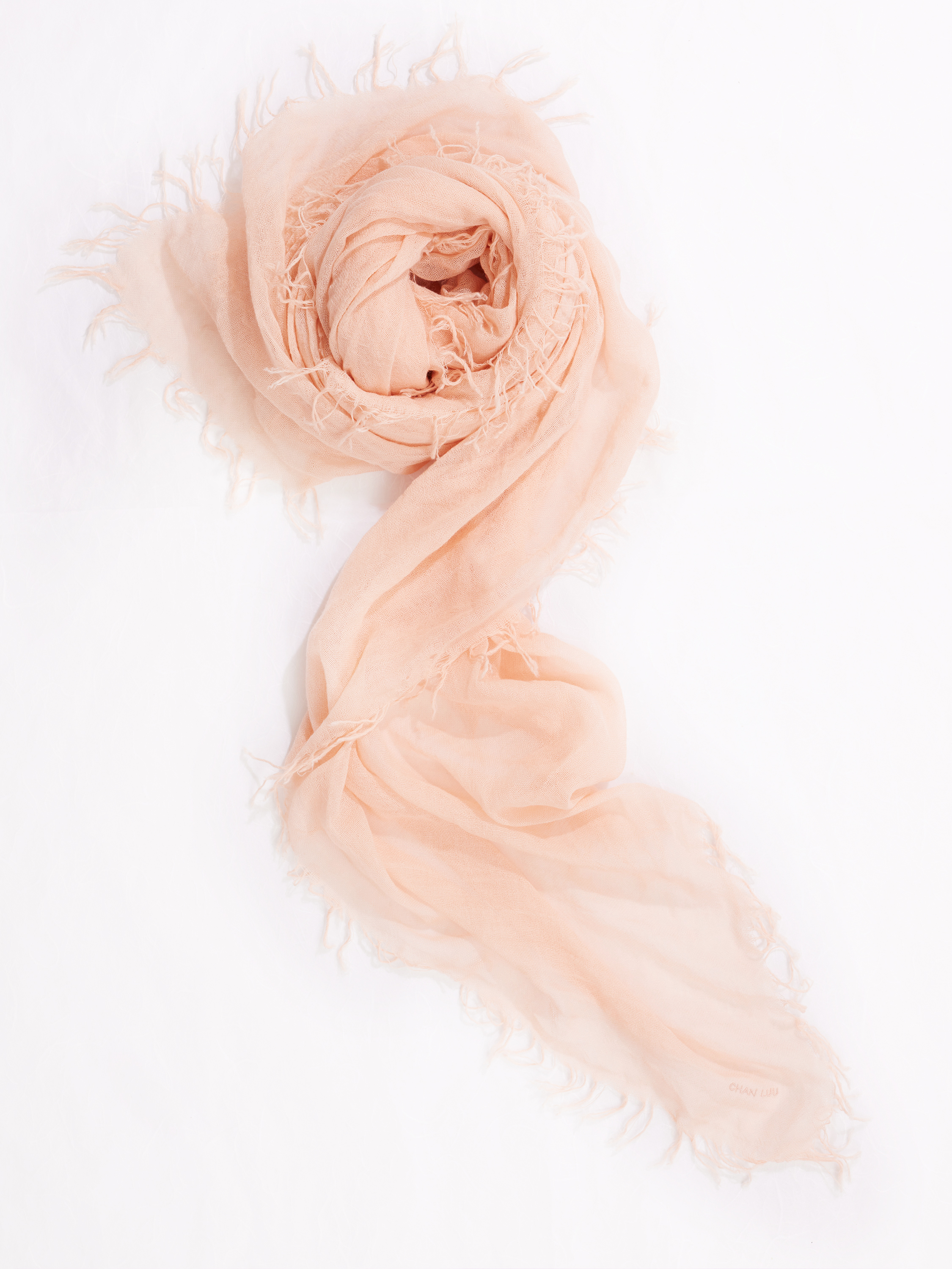 Solid Scarf With Fringe Edges NIC ZOE