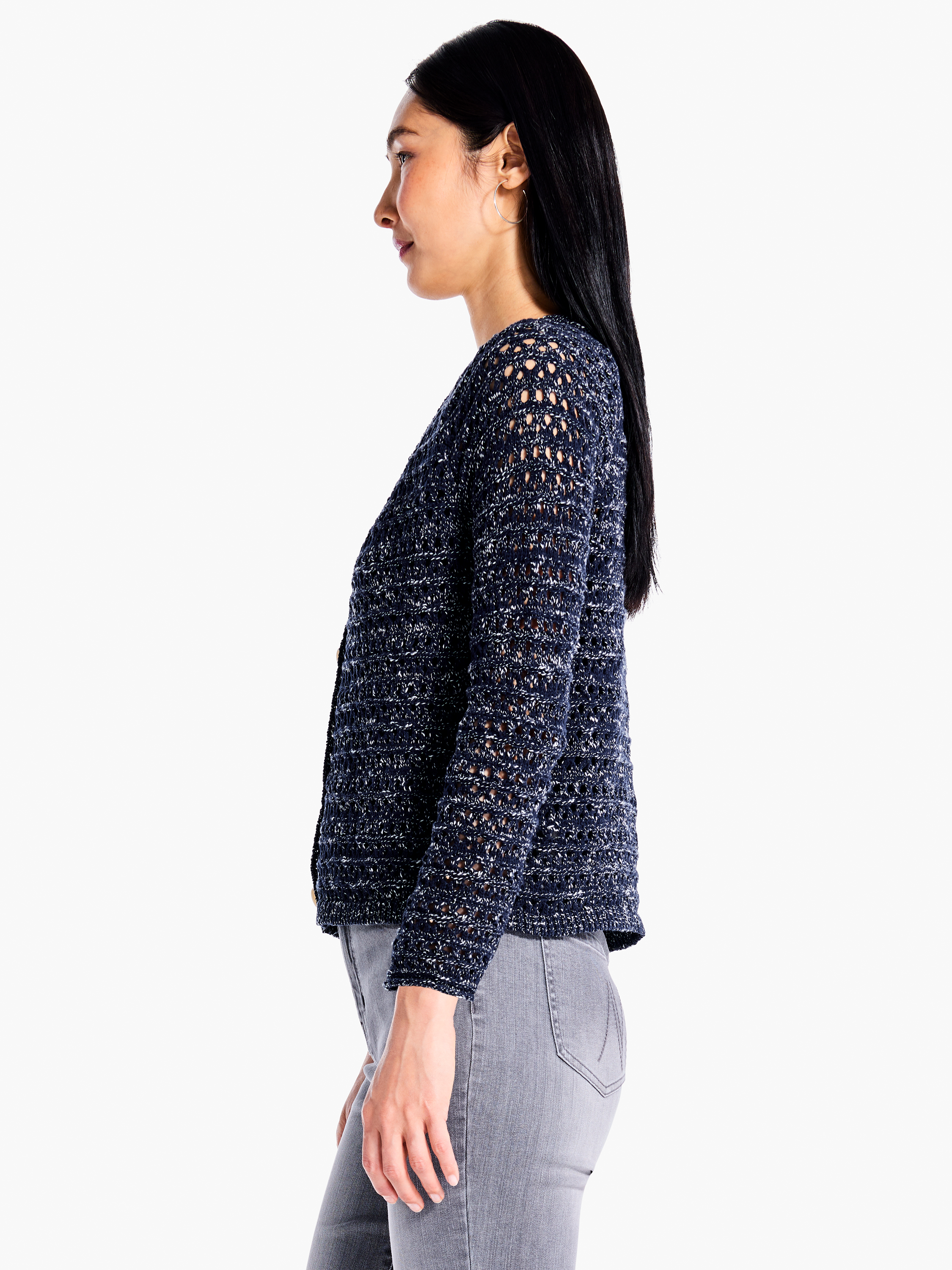 Nic and zoe crochet trim clearance cardigan