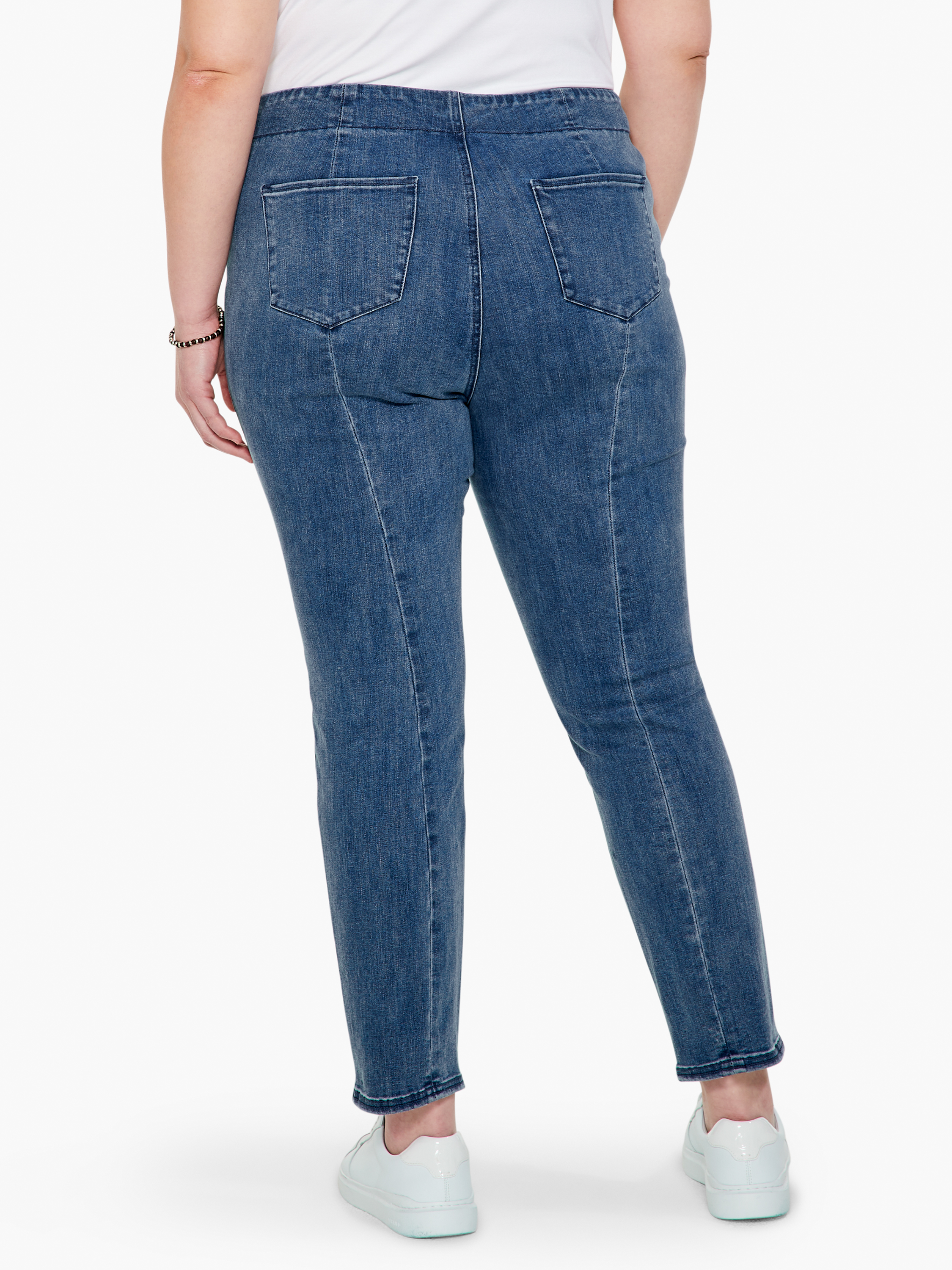 Hot Jeans for Women Denim Pants with Pocket Pull Cashmere Body Imitati -  nexusfitness