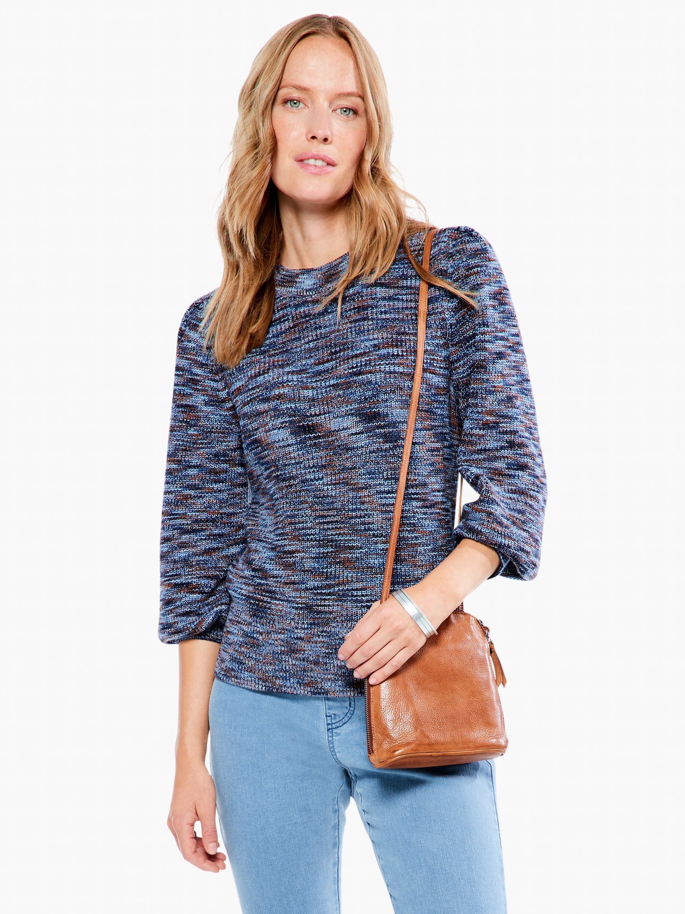 Femme Sleeve Spacedye Sweater | NIC+ZOE