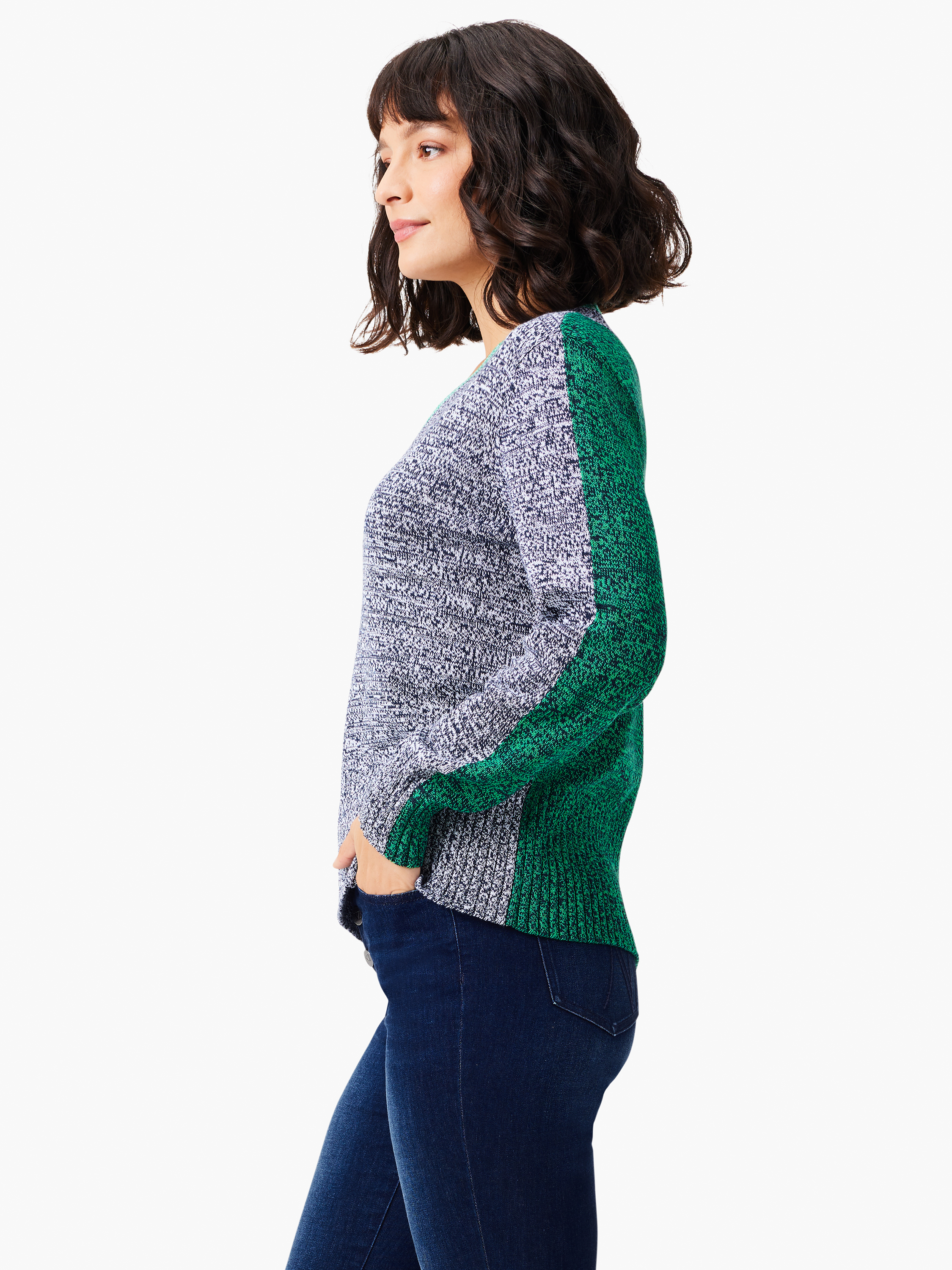 Multicolor Undercover Color Block Sweater