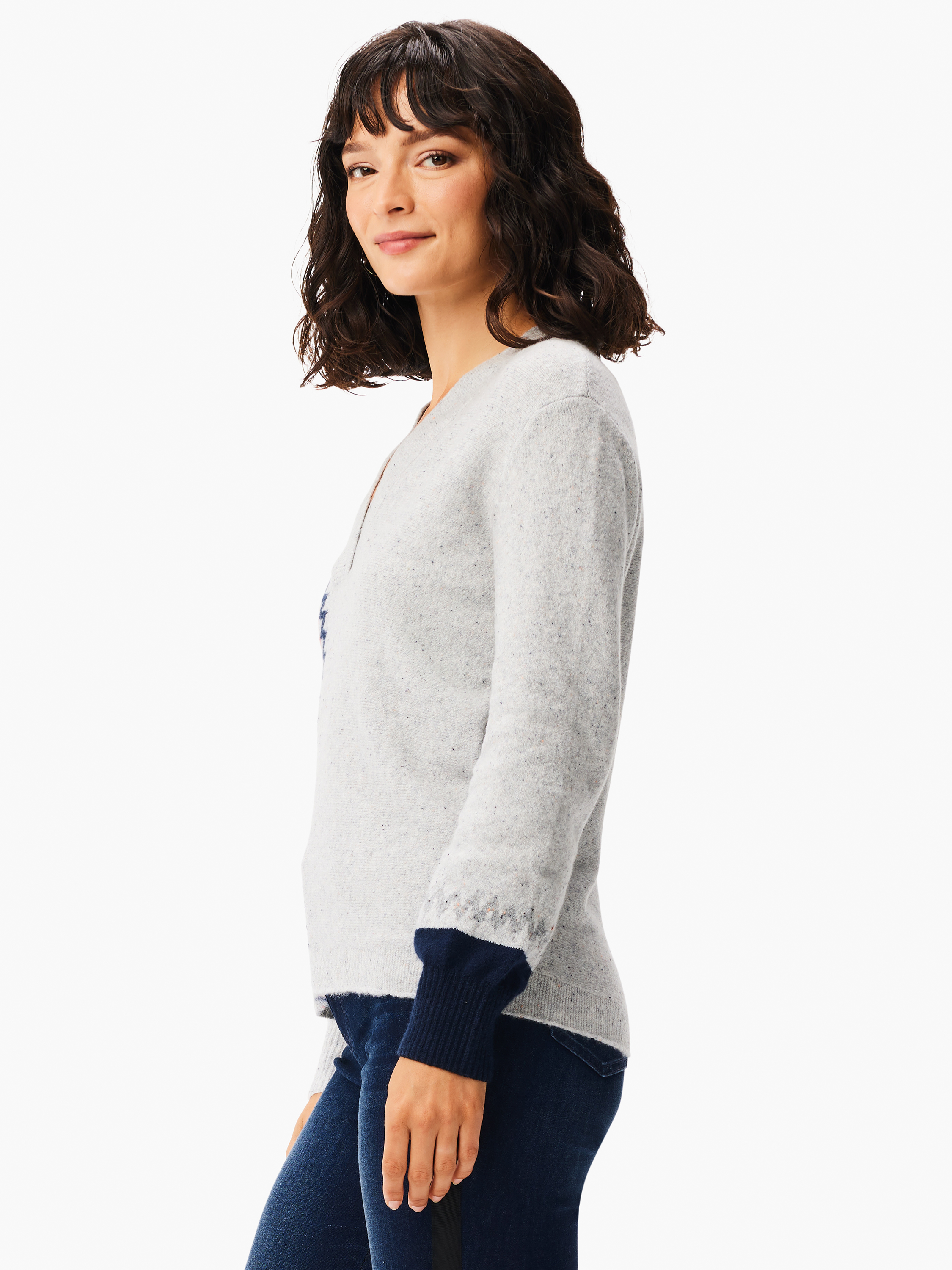 Fairisle Stitch Sweater | NIC+ZOE