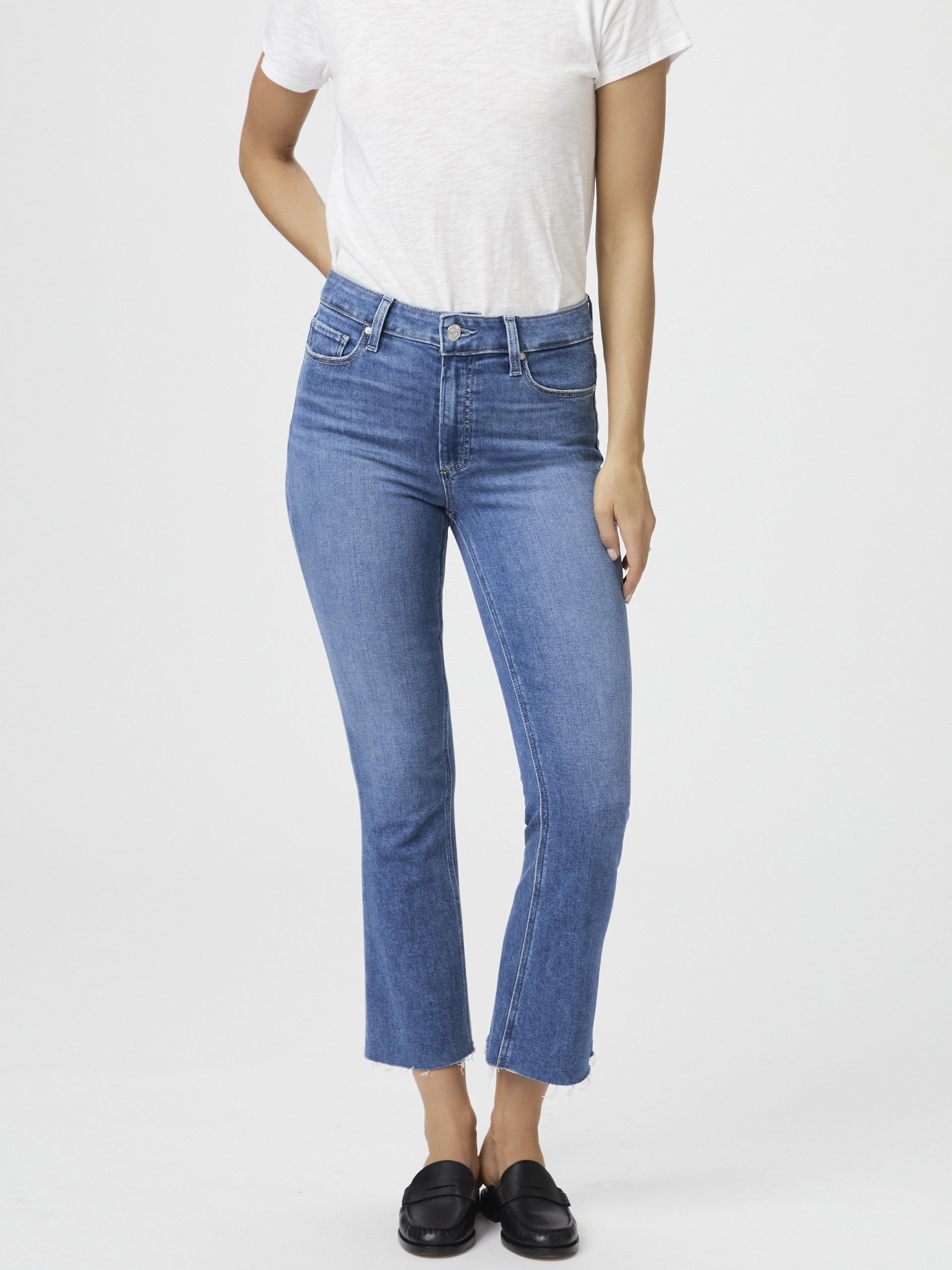 New: Anthropologie PAIGE Collette Slim Crop store Flare: 30’