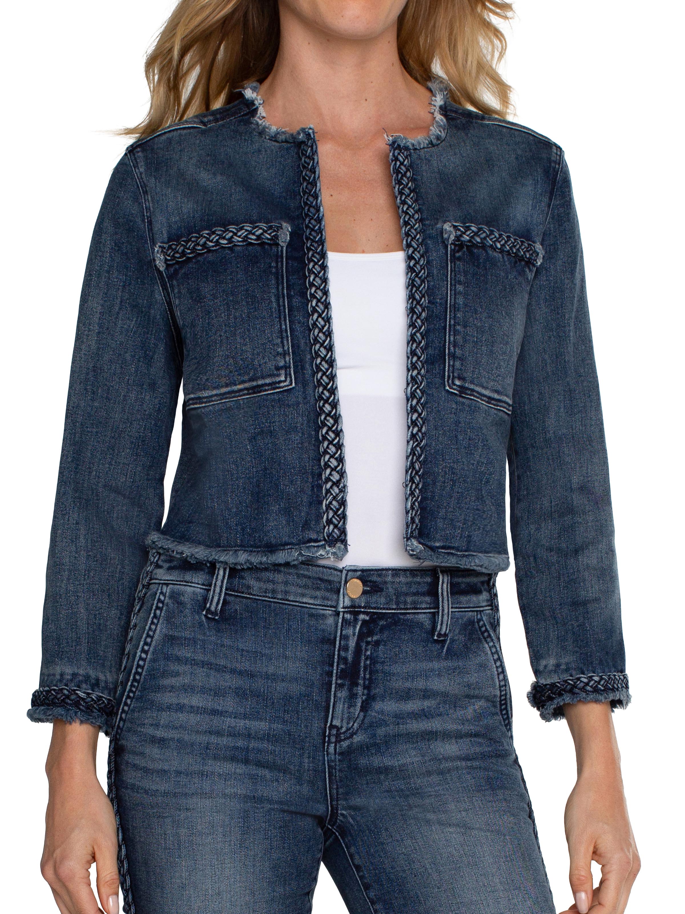 Liverpool - Denim Jacket W/ Braid